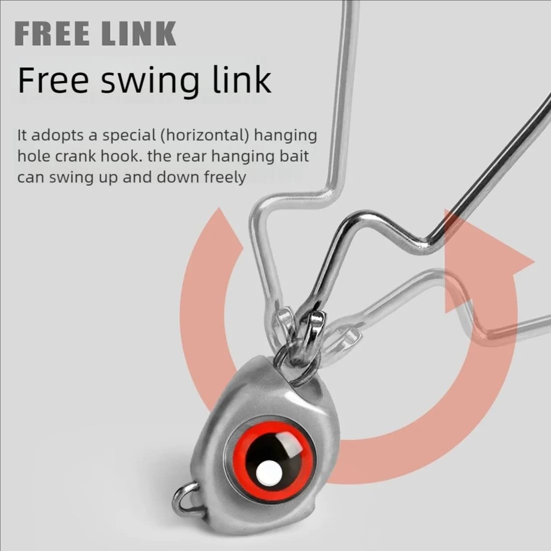 رؤوس جيج بصنارات للسباحة (Swimbait)، 10-30 قطعة
