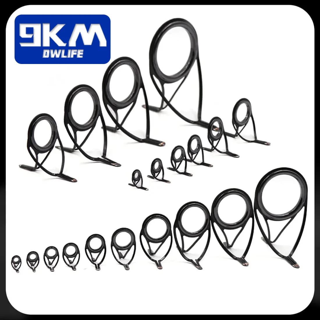 50-120Pcs Black Rod Guide Repair Kit